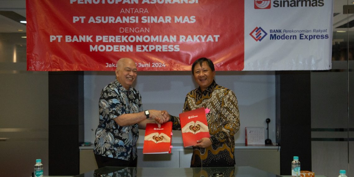 Asuransi Sinar Mas Jalin Kerjasama dengan PT Bank Perekonomian Rakyat Modern Express