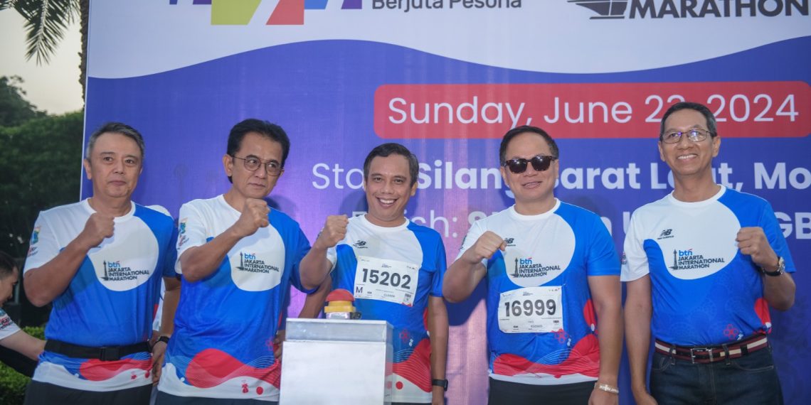 Sambut HUT Jakarta, BTN Sukses Gelar BTN Jakarta International Marathon 2024