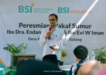 BSI dan BSI Maslahat Resmikan Wakaf Sumur di Subang
