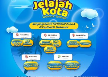FIFGROUP Jelajah Kota 2024, Kembangkan Layar di Pantai Losari