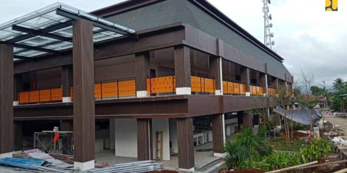 Kementerian PUPR Rekonstruksi Pasar Rakyat Jailolo di Halmahera Barat