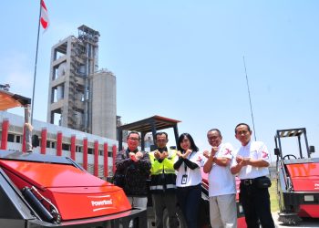 Dukung Lingkungan Berkelanjutan, KOBX Pasok Mesin Sapu ke Pabrik Semen