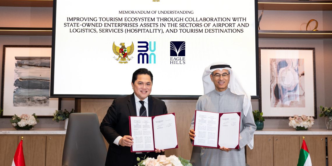 Kementerian BUMN dan Eagle Hills UEA Teken Perjanjian Pengembangan Pariwisata