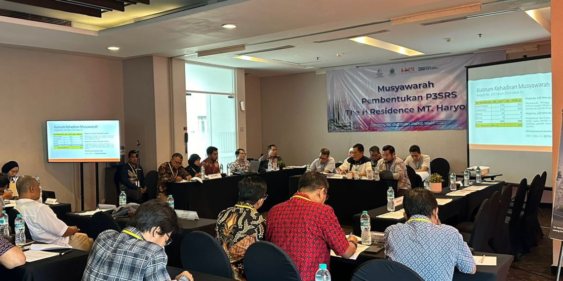 HK Realtindo Fasilitasi Rapat Musyawarah Pembentukan P3SRS The H Residence Cawang