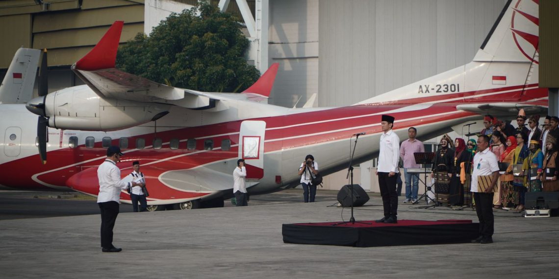 Dirut DEFEND ID Pimpin Upacara Peringatan HUT RI Ke-79