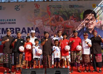 Relawan Bakti BUMN Implementasikan AKHLAK di HUT RI ke-79 untuk Indonesia Maju