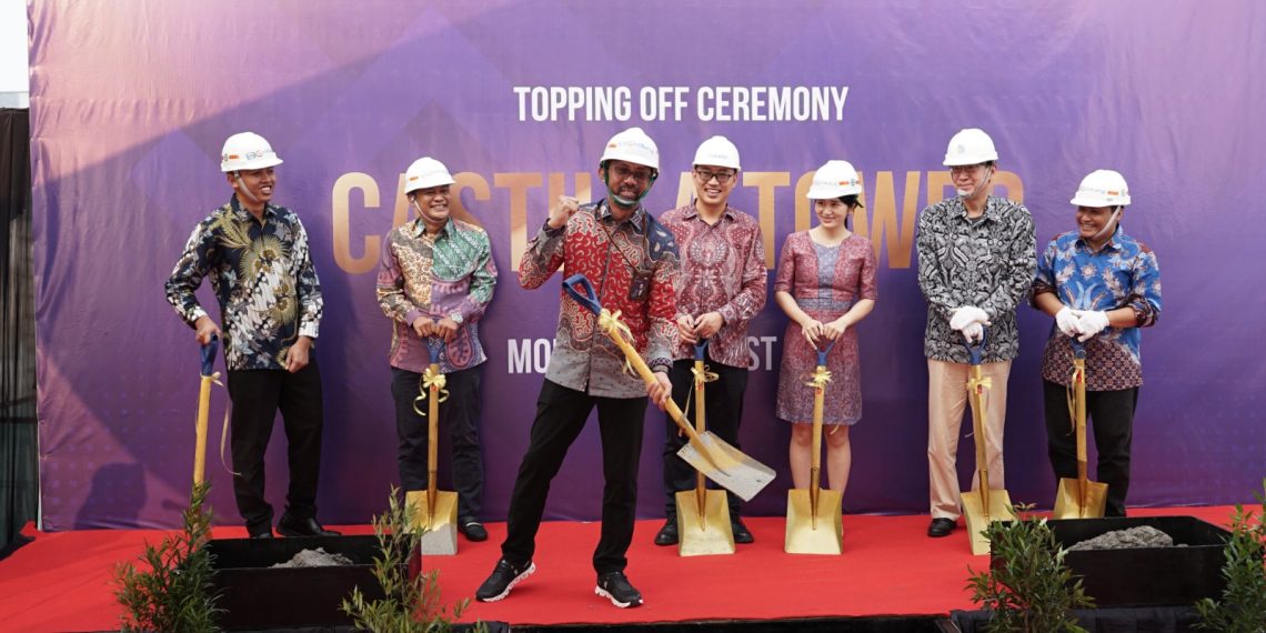 WEGE Topping Off Gedung Apartemen Sky House Alam Sutera
