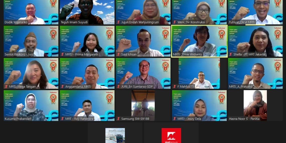 Berhasil Terapkan GRC Terintegrasi, MRT Jakarta Kandidat Raih TOP GRC Awards 2024