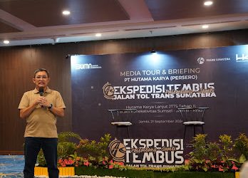 Hutama Karya Sampaikan Progres Proyek Tol Betung – Tempino – Jambi sepanjang 170 Kilometer
