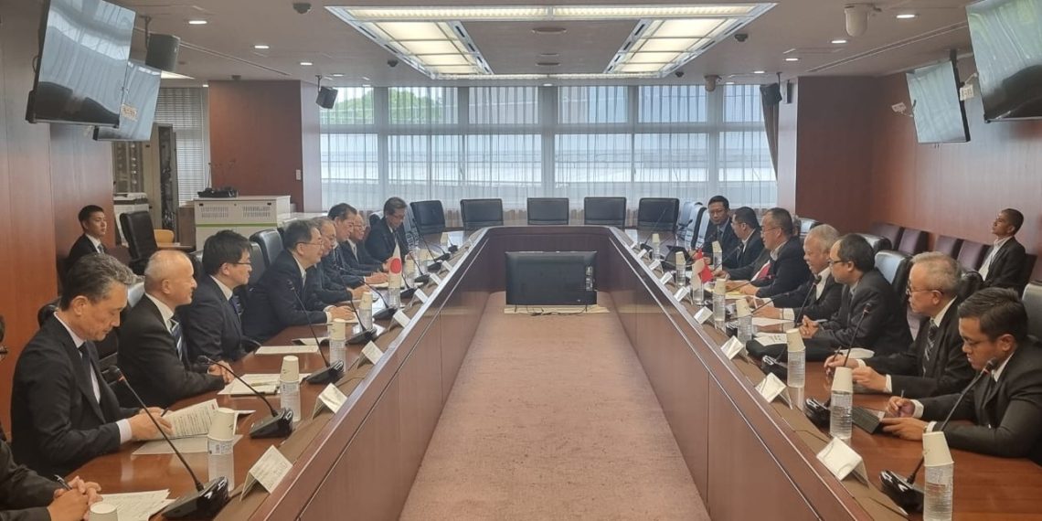 Menteri Basuki Temui Menteri Pertanahan, Infrastruktur, Transport dan Pariwisata Jepang
