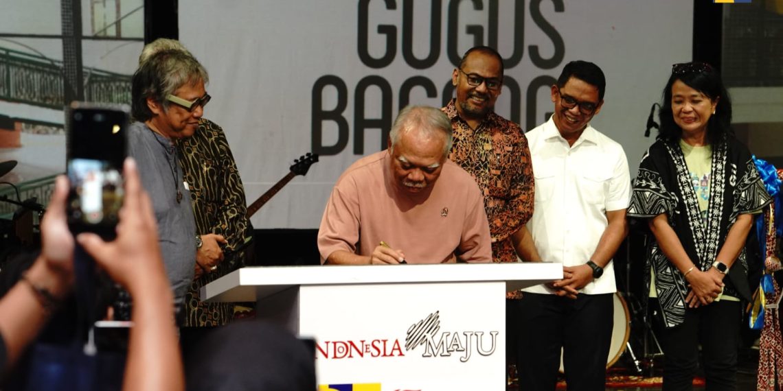 Menteri Basuki Resmikan Penataan Kawasan Padepokan Seni Bagong Kussudiardja