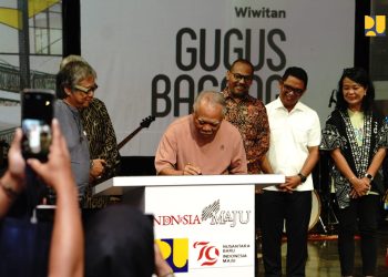Menteri Basuki Resmikan Penataan Kawasan Padepokan Seni Bagong Kussudiardja