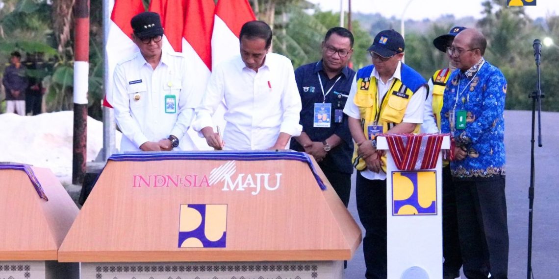 Presiden Jokowi Resmikan 27 Inpres Jalan Daerah Sepanjang 217,9 Km