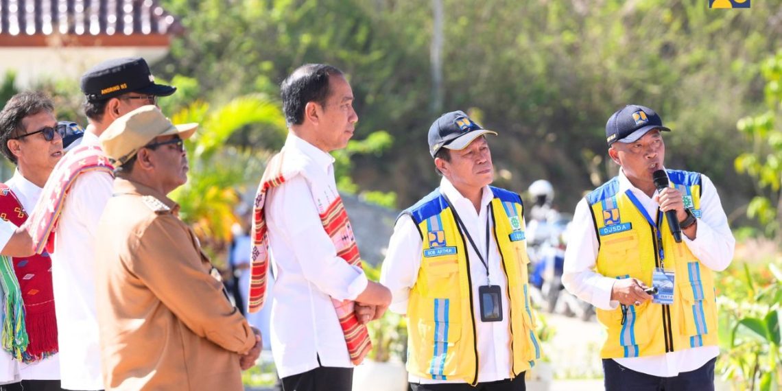 Presiden Jokowi Resmikan Bendungan Temef