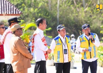 Presiden Jokowi Resmikan Bendungan Temef