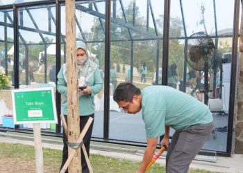 Serentak, Tanam Pohon sebagai Rangkaian Hari Habitat Dunia 2024