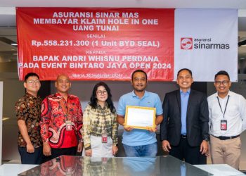 Asuransi Sinar Mas Kembali Bayar Klaim Hole In One, Total Klaim Hingga September 2024 Capai Rp 1,4 Miliar
