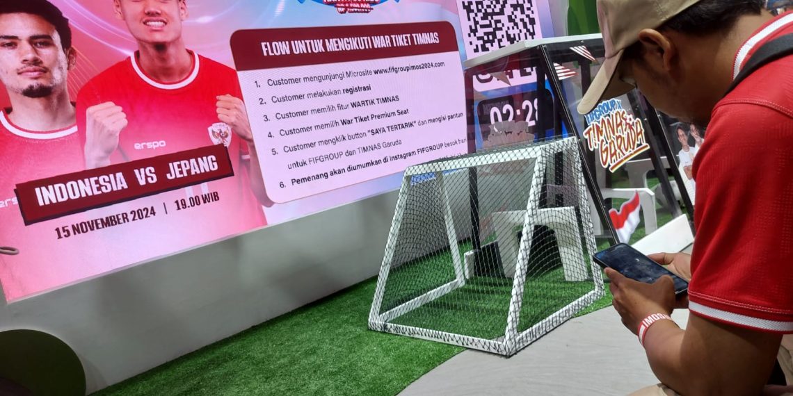Booth FIFGROUP di IMOS 2024 Gelar FIFGROUP X TIMNAS GARUDA