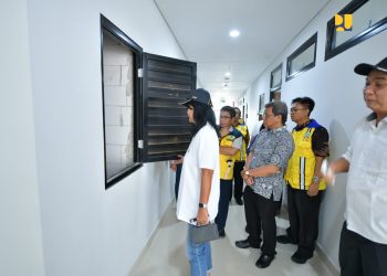 Tinjau Rusun Dosen Politeknik PU, Wamen Diana Pesan Diperbanyak Penghijauan