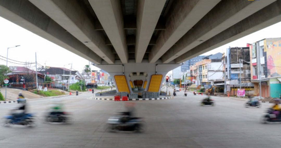 Flyover Sekip Ujung Beri Manfaat Urai Kemacetan di Simpang Angkatan 66 Palembang