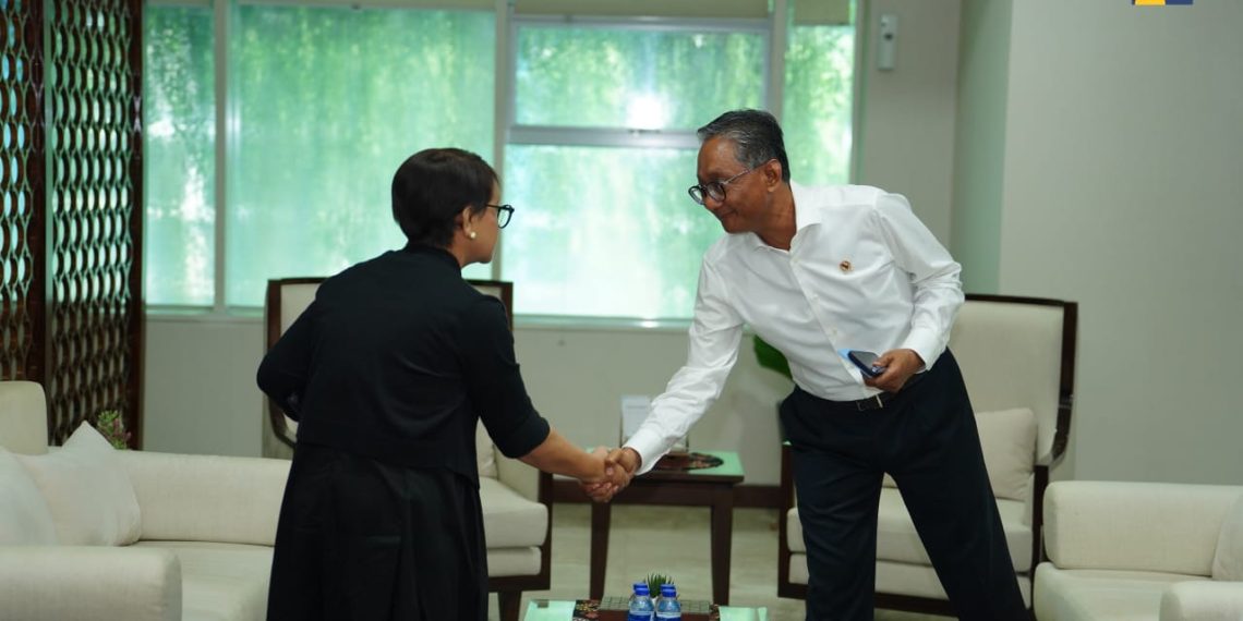 Menteri Dody Bertemu Retno Marsudi, Bahas Tindak Lanjut 10th World Water Forum untuk Penanganan Isu Air