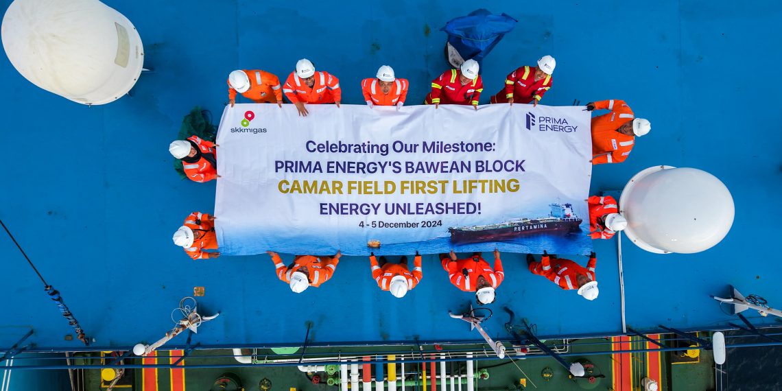 Prima Energy Lifting Pertama Produksi Minyak di Lapangan Camar
