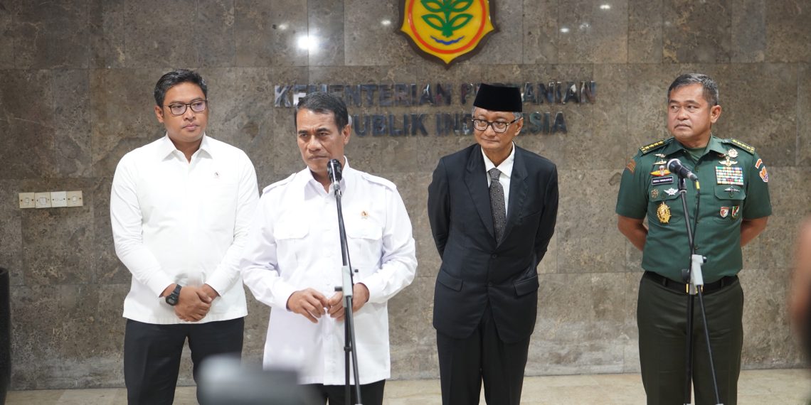 Rapat dengan Mentan dan Kasad, Menteri PU: Infrastruktur Sumber Daya Air Siap Dukung Program Swasembada Pangan