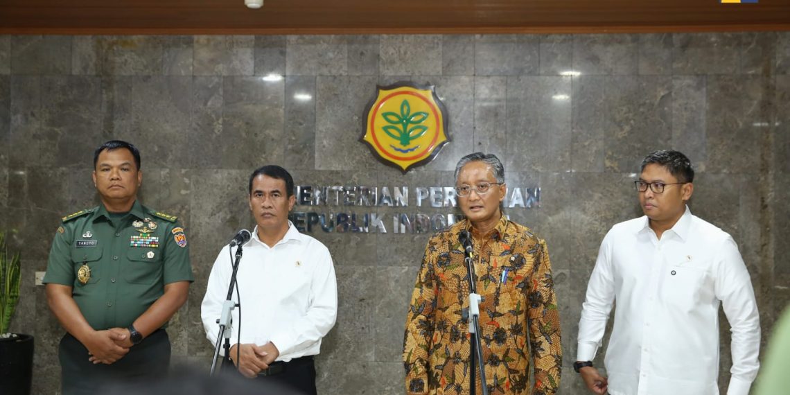 Rapat Koordinasi dengan Menteri Pertanian dan Wakasad, Menteri Dody Pastikan Kesiapan Dukungan Program Swasembada Pangan