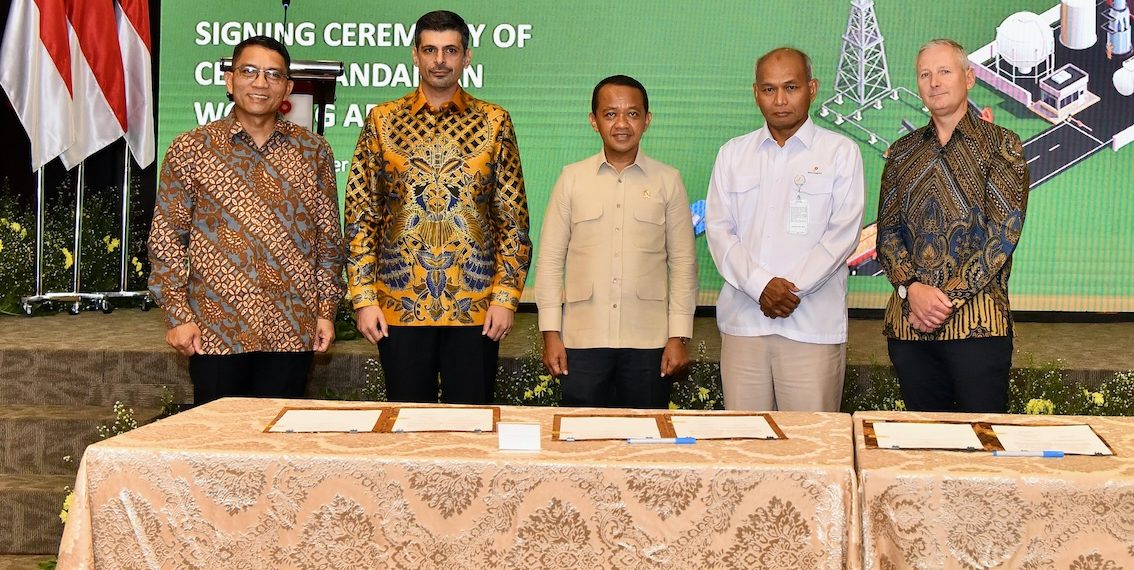 Pertama Terapkan Skema New Gross Split, Menteri Bahlil Saksikan Pengesahan Kontrak WK Migas Central Andaman