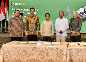 Pertama Terapkan Skema New Gross Split, Menteri Bahlil Saksikan Pengesahan Kontrak WK Migas Central Andaman