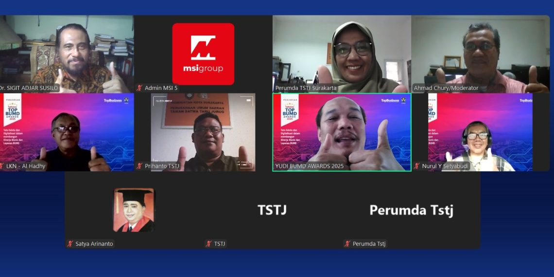 Kinerja Meningkat, Perumda TSTJ Masuk Finalis TOP BUMD Awards 2025