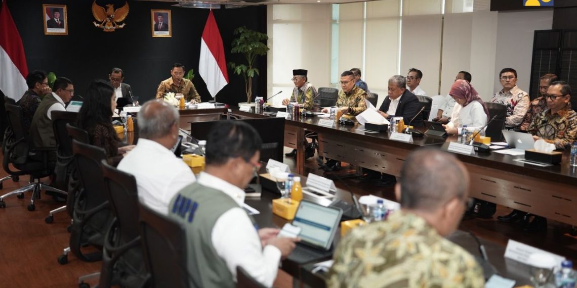 Audiensi Bersama Kemenko IPK dan Kemenko PMK, Kementerian PU Siap Dukung Pembangunan Infrastruktur Tahan Bencana dan Ramah Kesehatan
