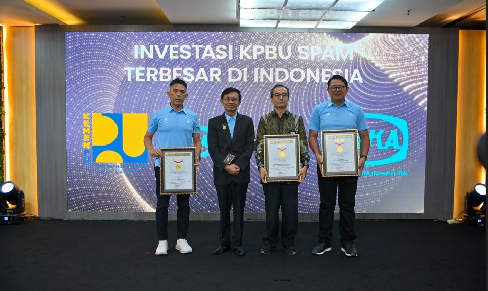 PT WIKA Tirta Jaya Jatiluhur Raih 4 Penghargaan Bergengsi MURI SPAM Regional Jatiluhur I, SPAM dengan Kapasitas Terbesar di Indonesia