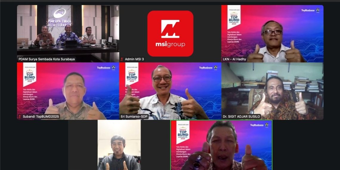 Jadi Salah Satu yang Terbaik di Jatim, PDAM Surya Sembada Raih Kinerja Apik Berkat CIS dan Mobile Apps