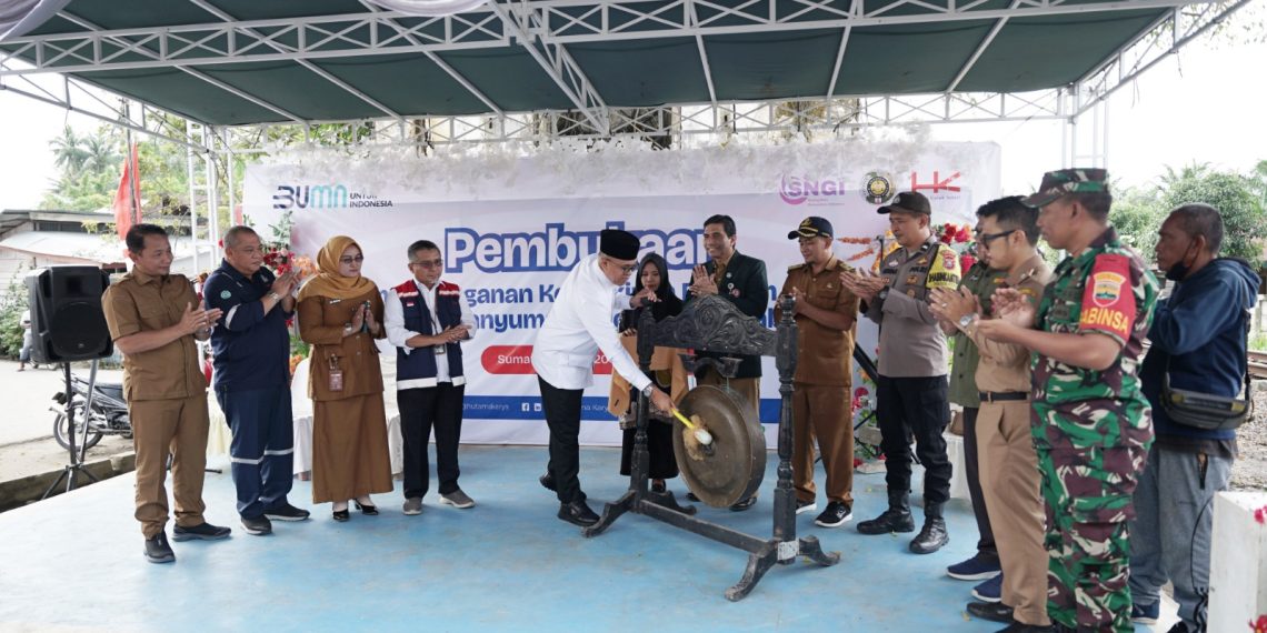 Dukung Asta Cita, Hutama Karya Dukung Penanganan Stunting dan Kemiskinan di Desa Sekitar Tol Trans Sumatra