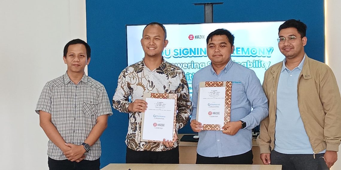 Perkuat Ekosistem AI untuk Sustainability, Olahkarsa Gandeng Kazee Digital Indonesia