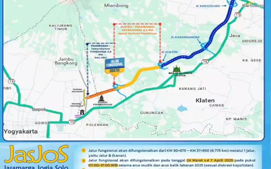 Tinjau Tol Fungsional Ruas Prambanan-Taman Martani, Menteri Dody Minta Kesiapan Rambu dan Petunjuk Arah