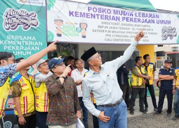 Menteri PU Tinjau Jalur Pantura Jabar-Jateng, Pastikan Kesiapan Arus Mudik 2025