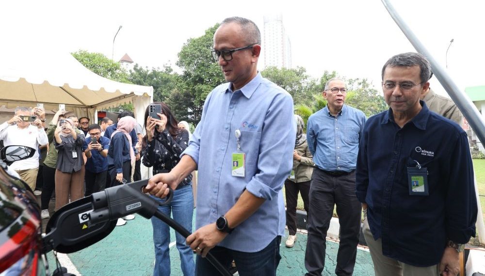 Dukung Energi Berkelanjutan, ELSA Resmikan SPKLU Graha Elnusa