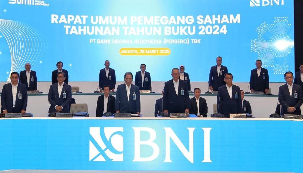 Setara Rp374 per Saham, RUPST BNI Sepakati Dividen Tunai Rp13,95 Triliun