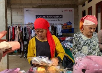 Hutama Karya Group Berbagi Kebahagiaan Ramadan dengan 1.885 Barang Layak Pakai