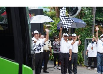 Hutama Karya Berangkatkan 480 Pemudik Melalui Program Mudik Gratis BUMN 2025