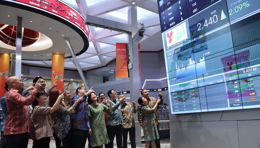 Resmi Tercatat di Bursa, YUPI Gaet Dana Segar Rp2,04 Triliun
