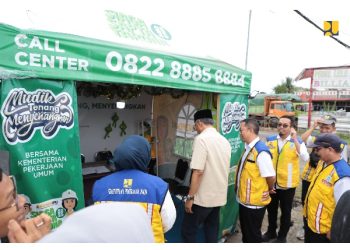 Menteri Dody Tinjau Kesiapan Arus Balik Jalan Tol Trans Sumatra