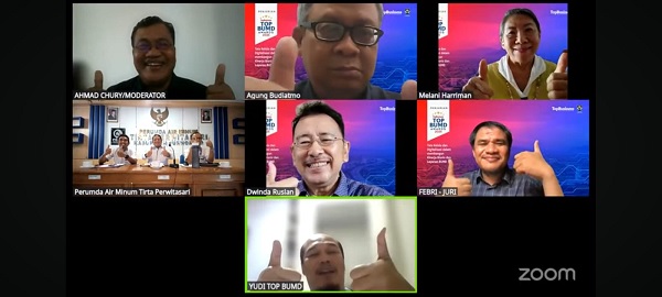 Kinerja Meningkat, Perumda Tirta Perwitasari Kembali Nominasi Peraih TOP BUMD Awards 2025