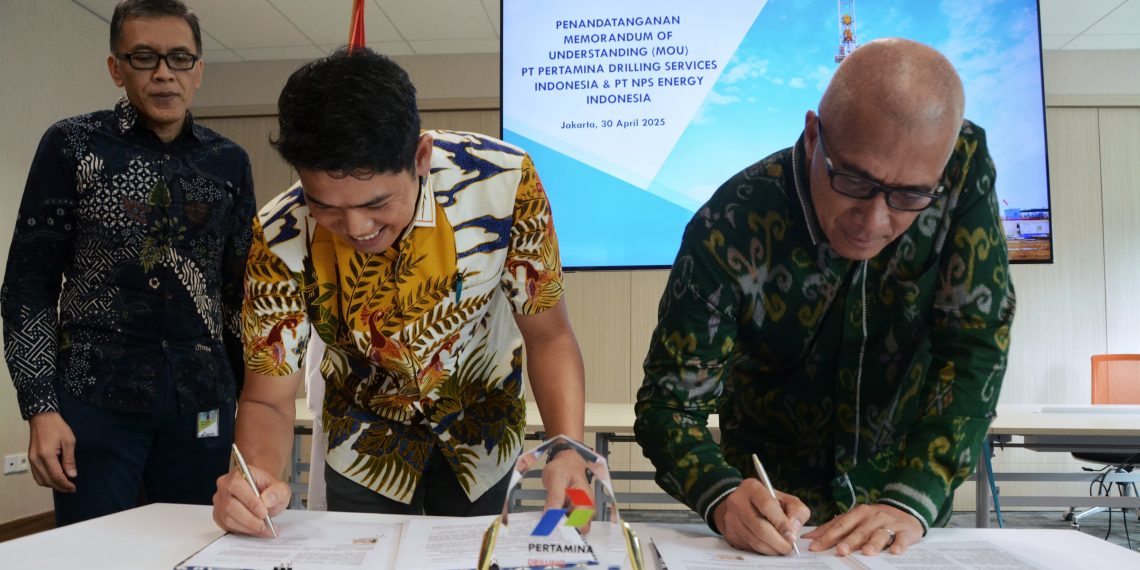 Pertamina Drilling dan NPS Energy Indonesia Teken MoU untuk Kembangkan Teknologi ERRA