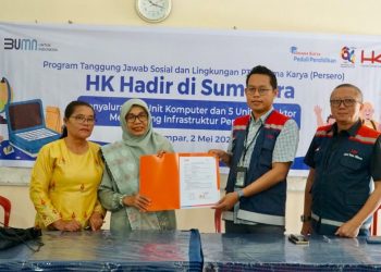 Hutama Karya Wujudkan Kemandirian Ekonomi dan Pendidikan Berkualitas Melalui Program HK Hadir di Sumatra