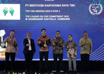 MKTR Raih TOP CSR Star 4 dan Penghargaan Komitmen CSR Nasional 2025