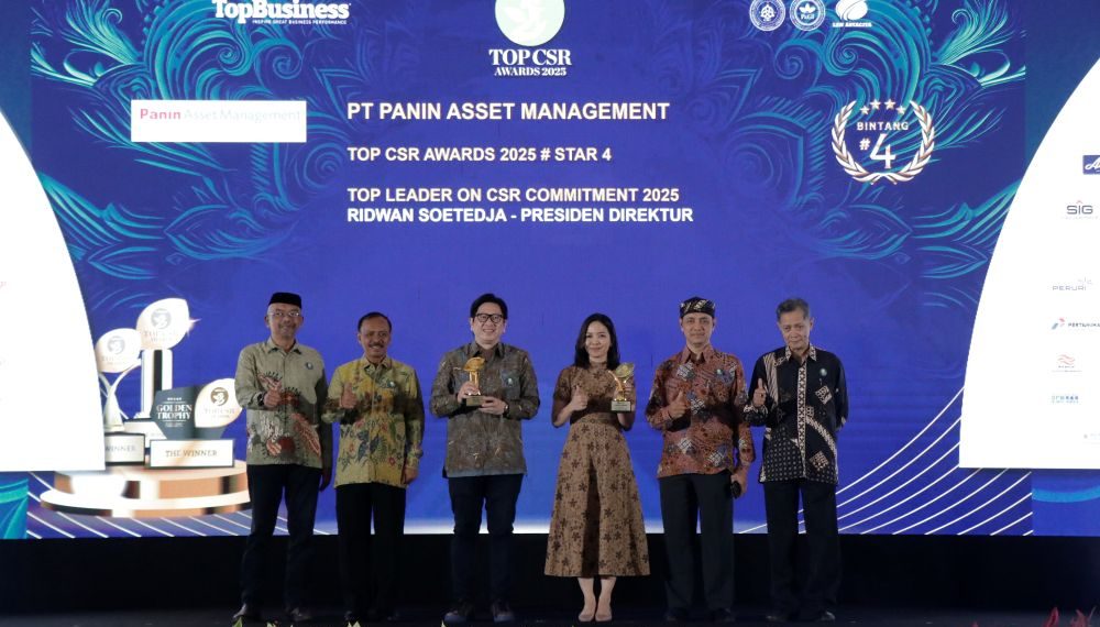 Kembangkan Banyak Produk Berkelanjutan dan Panin AM Berbagi, Panin Asset Management Dianugerahi TOP CSR Awards 2025