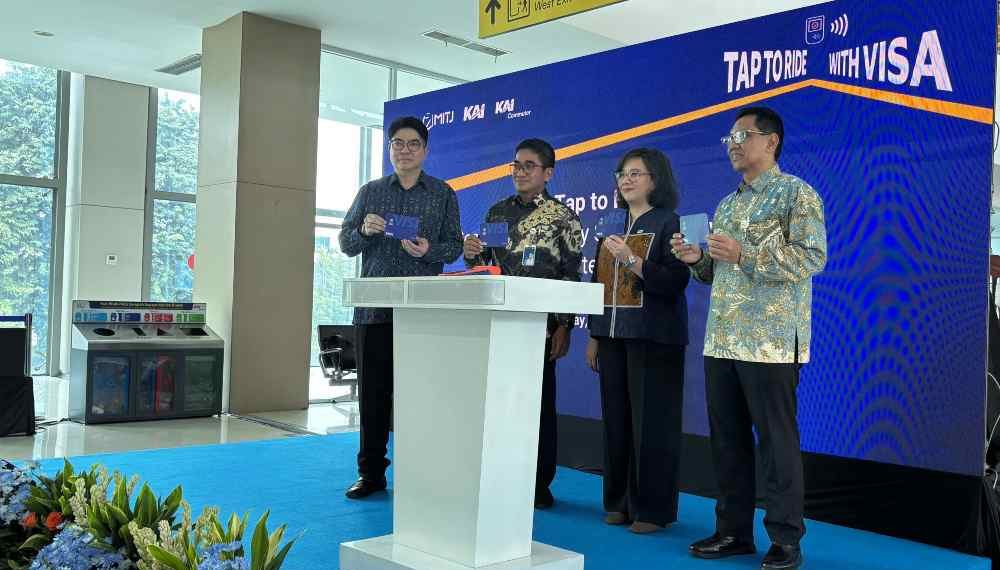 Pembelian Tiket KA Bandara Kini Bisa Pakai Visa Tap To Pay
